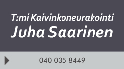 T:mi Kaivinkoneurakointi Juha Saarinen logo
